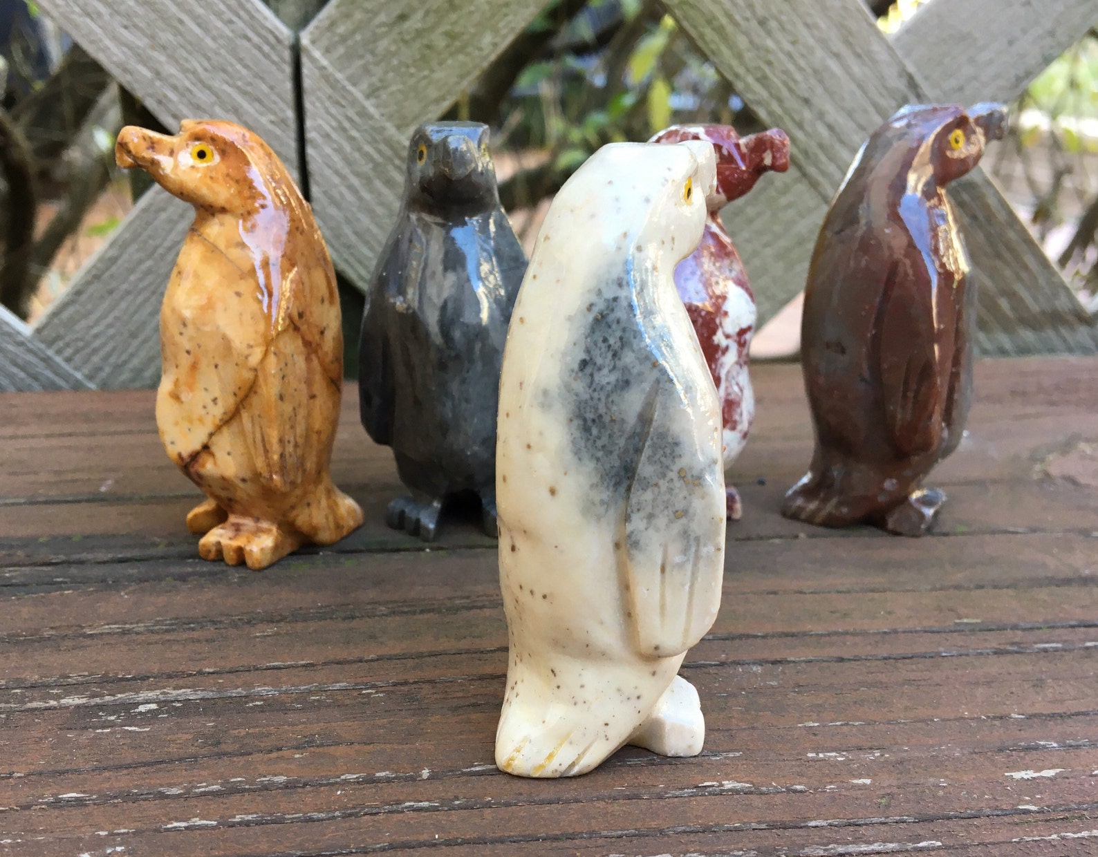 3 Inch Carved Stone Penguin Soapstone Totem Animal Spirit Etsy