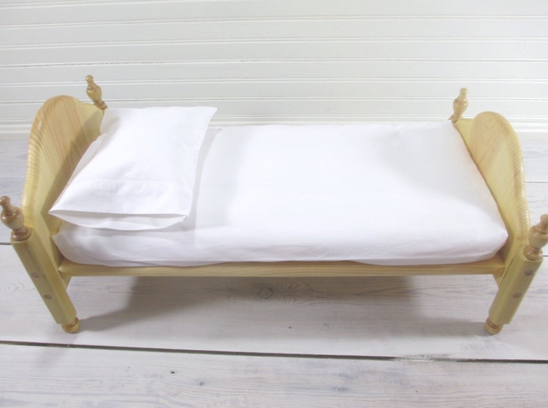 Doll Bed Mattress Pillow Set Custom Sizes Small Doll Etsy