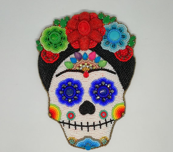 Rainbow Day of the Dead Skull Tapestries Rainbow Day of the Dead Skull Tapestries