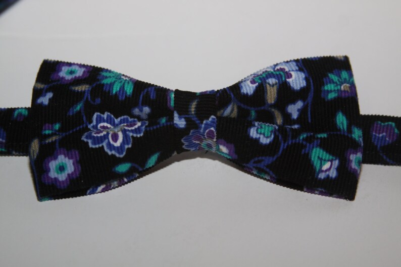black bow tie fashion tie Mens bow tie single layer bow tie corduroy fabric flower bow tie pre tied bow tie,semi formal tie