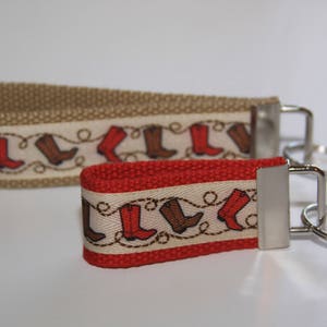 Cowboy/cowgirl boots key chain, Novelty Gift, gifts under 10, gift exchange gift