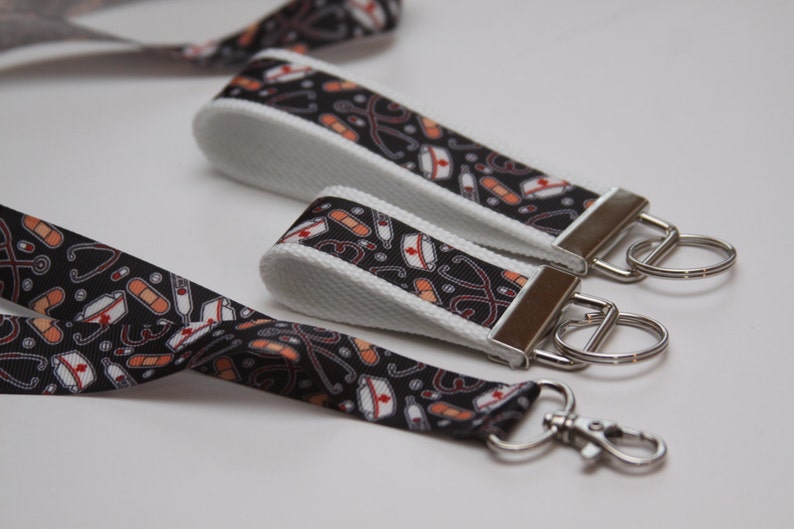 Medical Lanyard Nurse's Lanyard Lanyard ID Badge and - Etsy Canada