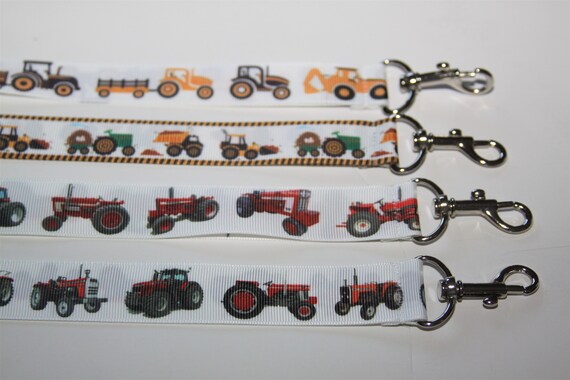 Tractor Lanyard, Ribbon Lanyard, ID Badge Key Holder, Lanyard