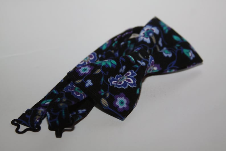 black bow tie fashion tie Mens bow tie single layer bow tie corduroy fabric flower bow tie pre tied bow tie,semi formal tie