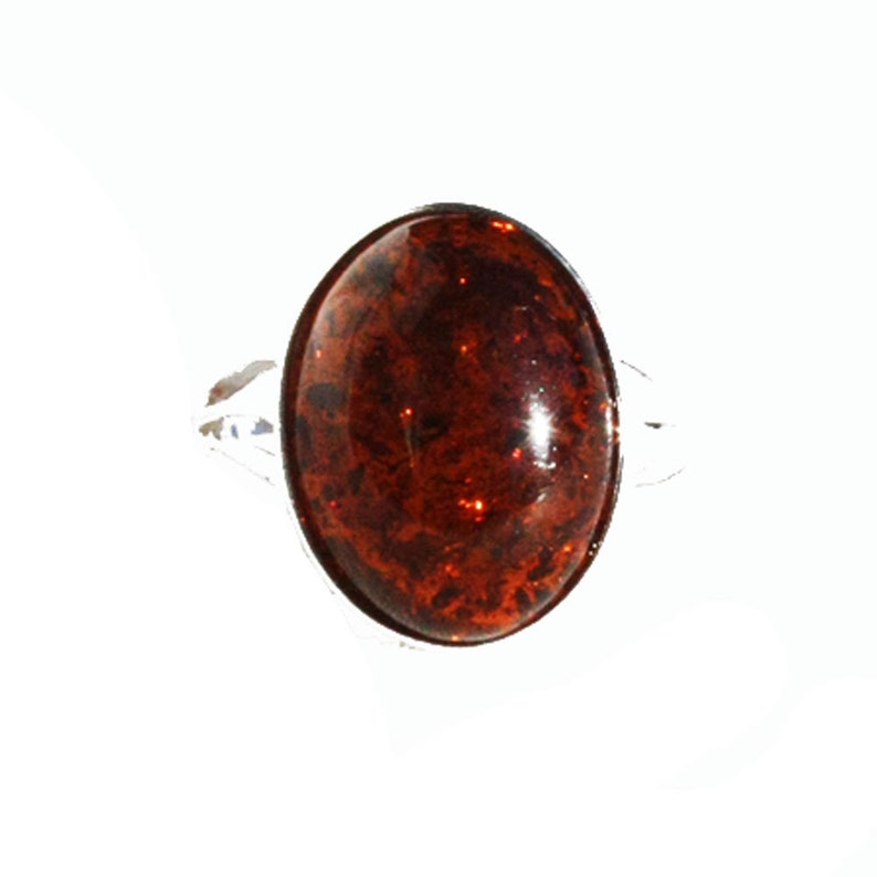 Chunky real statement baltic amber ring Honey or green amber options gemstone amber jewellery Genuine Amber is set in sterling silver 925