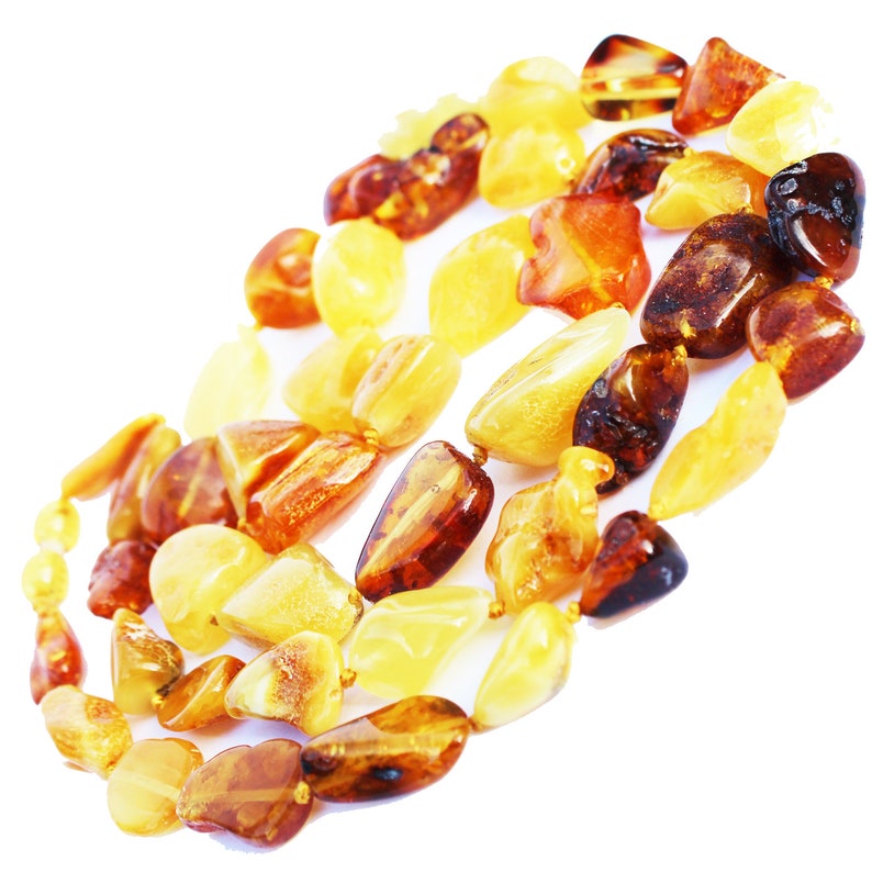 comes in a lovely gift box Amber Jewellery NEW Long Honey-mix baltic amber Necklace Necklace