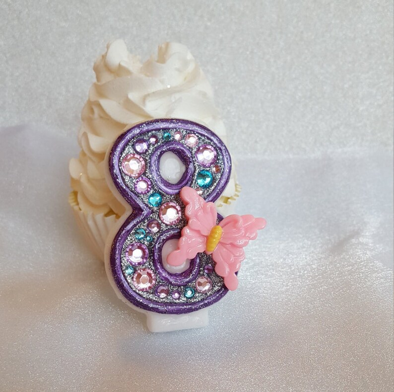 Butterfly birthday candle keepsale candle anniversary Etsy