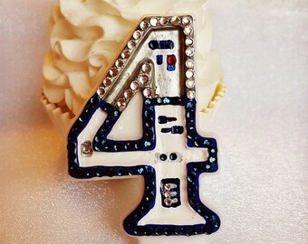 Star Wars birthday candle, keepsake candle, anniversary candle, custom candle, number candle