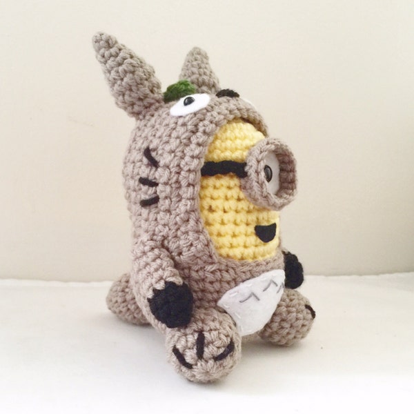 Totoro Minion PDF Pattern Crochet for Amigurumi Doll Plush