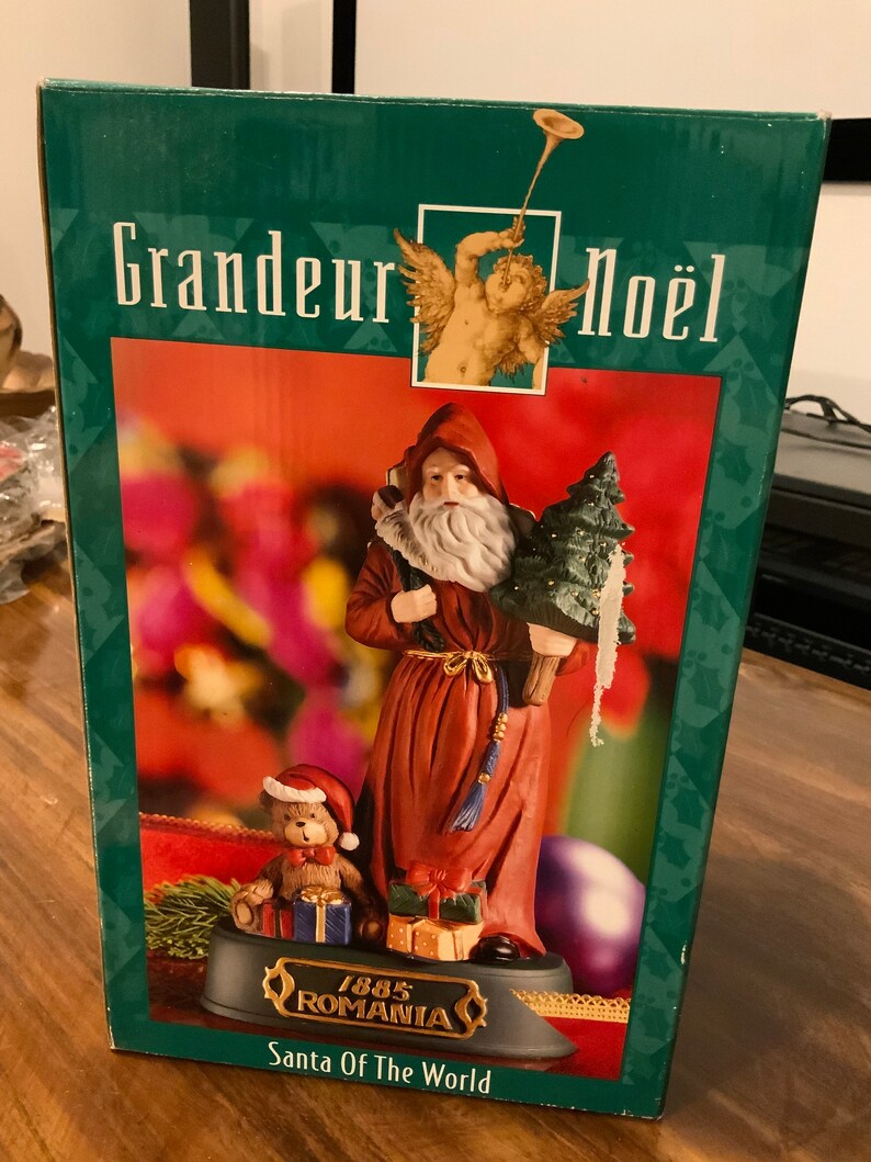 Grandeur Noel Santa Of The World Romania Mint In Box