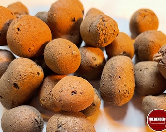 LECA, Gallon/Quart Size, Lightweight Expanded Clay Aggregate, Clay Pebbles, Soil Amendment