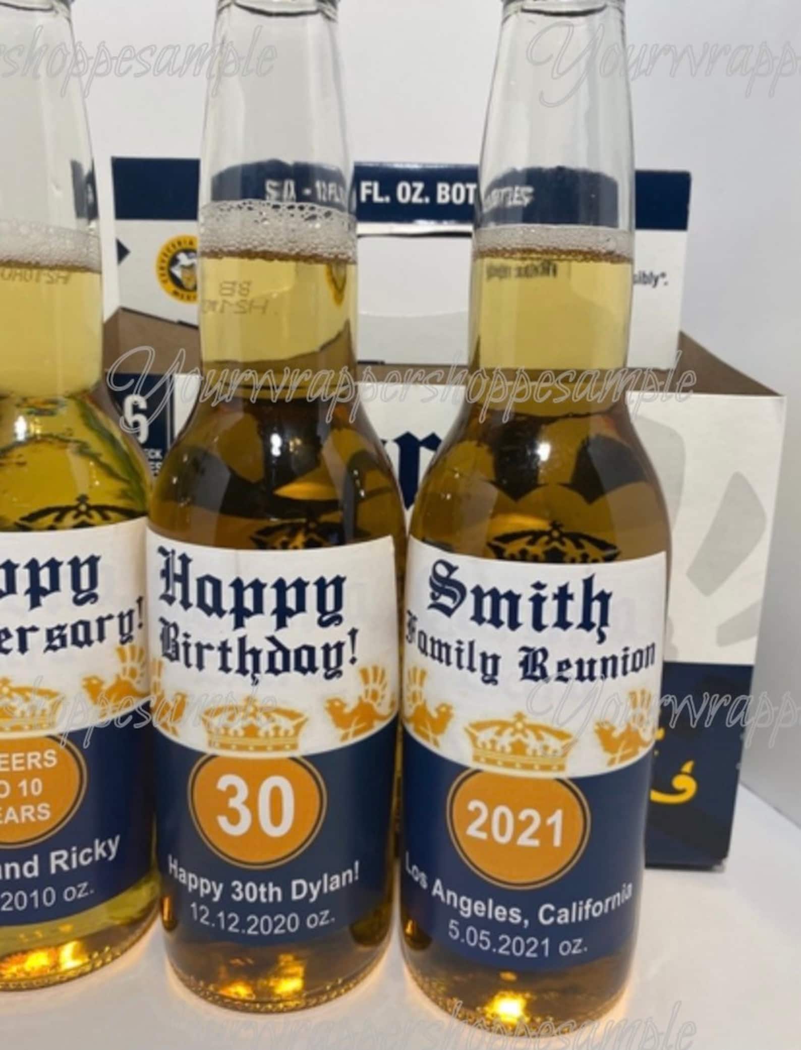 Custom Corona Beer Labels Printed and Shipped Waterproof - Etsy