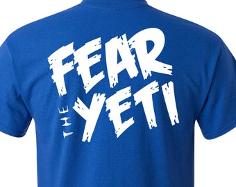 Fear the Yeti with this One of a Kind Shirt inspired from Expedition Everest at Disney's Animal Kingdom - Family Vacation Shirt Disney World