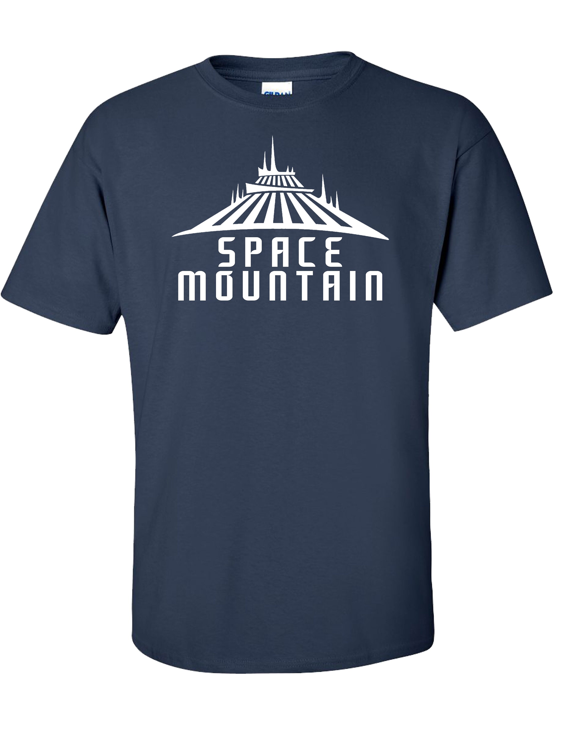 Space Mountain Classic - Black T-shirt - Gift - Starport 75 
