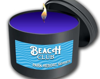 The Beach Club is a resort favorite - Now enjoy the smell of Beach Club at home  14 oz, 8 oz, Wax Melt or Fragrance Oil 100% Soy Wax Candles