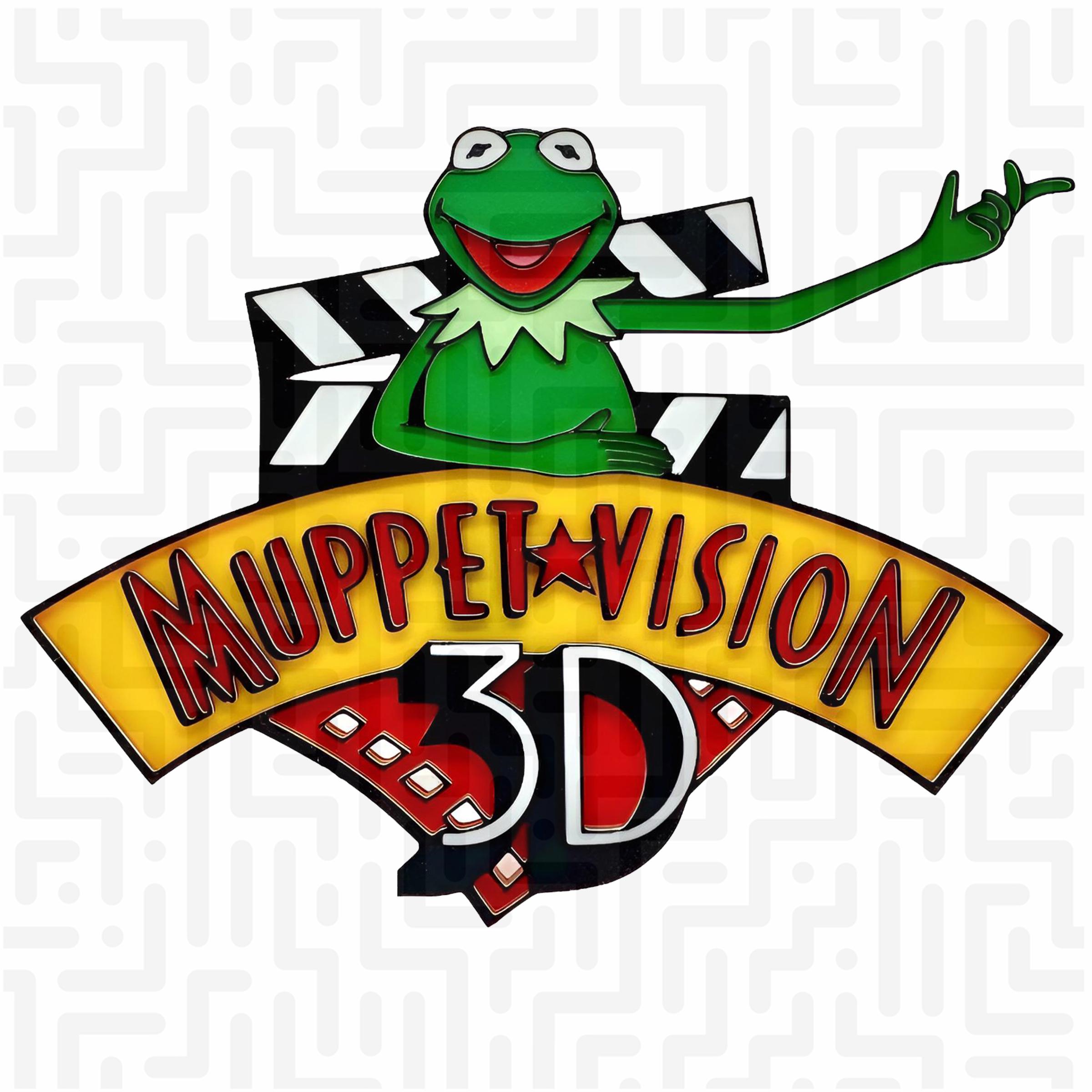 FRUIT OF THE LOOM - 古着 90年代 フルーツオブザルーム FRUIT OF THE LOOM MUPPET VISION 3D マペットビジョン Kermit カーミット キャラクタープリントTシャツ USA製 レディースフリーサイズ ヴィンテージ /eaa237371 Vintage Muppet Vision 3D Kermit PNG - Retro Disney Parks Tee - Jim