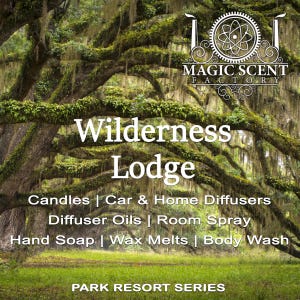 Rustic Elegance: Disney-Inspired Wilderness Lodge Wax Melts infused with Bourbon & Cognac - Magical Scent Experience Handcrafted Aroma Scent