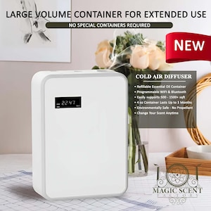 Aroma Cold Air Essential Oil Smart Diffuser Free 4 Oz Park Scented Waterless Refillable Disney Park Scents Disney Gift Ideas Aromatherapy