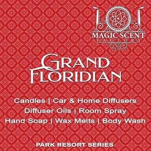 Magical Grand Floridian-Inspired Candle Scents - Bring Disney Magic Home! Park Fragrance Disney Scent Wax Melts Fragrance Oil Diffuser