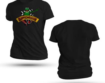 Camiseta vintage de Visión de los Muppets en 3D - Camiseta retro de los Parques Disney - Camiseta de los Muppets de Jim Henson - Camiseta gráfica divertida de la Rana Gustavo en Hollywood