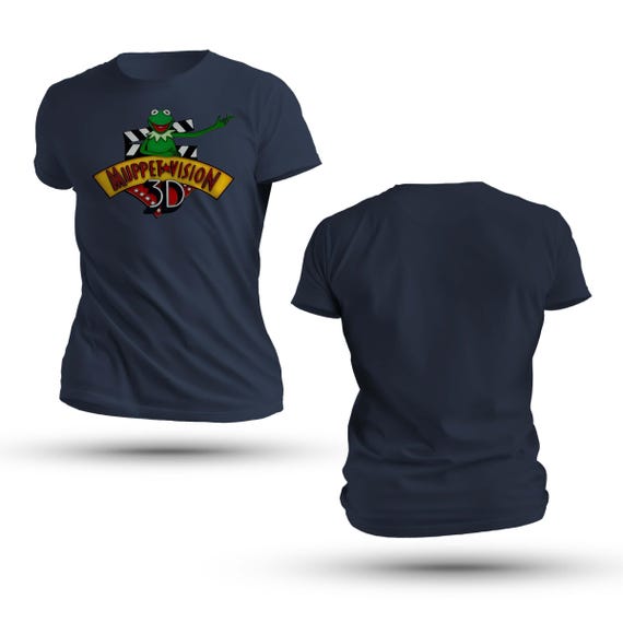 Vintage Muppet Vision 3D Kermit Shirt Retro Disney Parks Tee Jim Henson  Muppets T-Shirt Funny Kermit the Frog Graphic Tee Hollywood