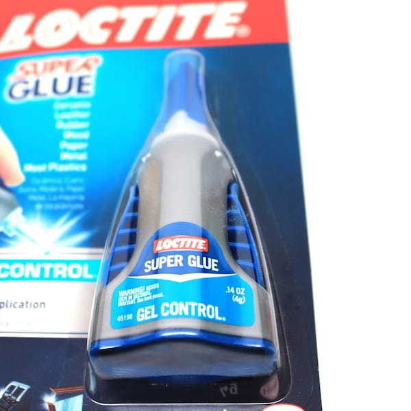 Glue, Super Glue By Loctite No Drip Gel Control 4g .14oz For Ceramic, Leather, Rubber, Wood, Paper, Metal And Most Plastics High Quality