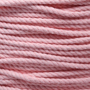 10 yards (30 feet) of 3MM Pink Cotton Cord