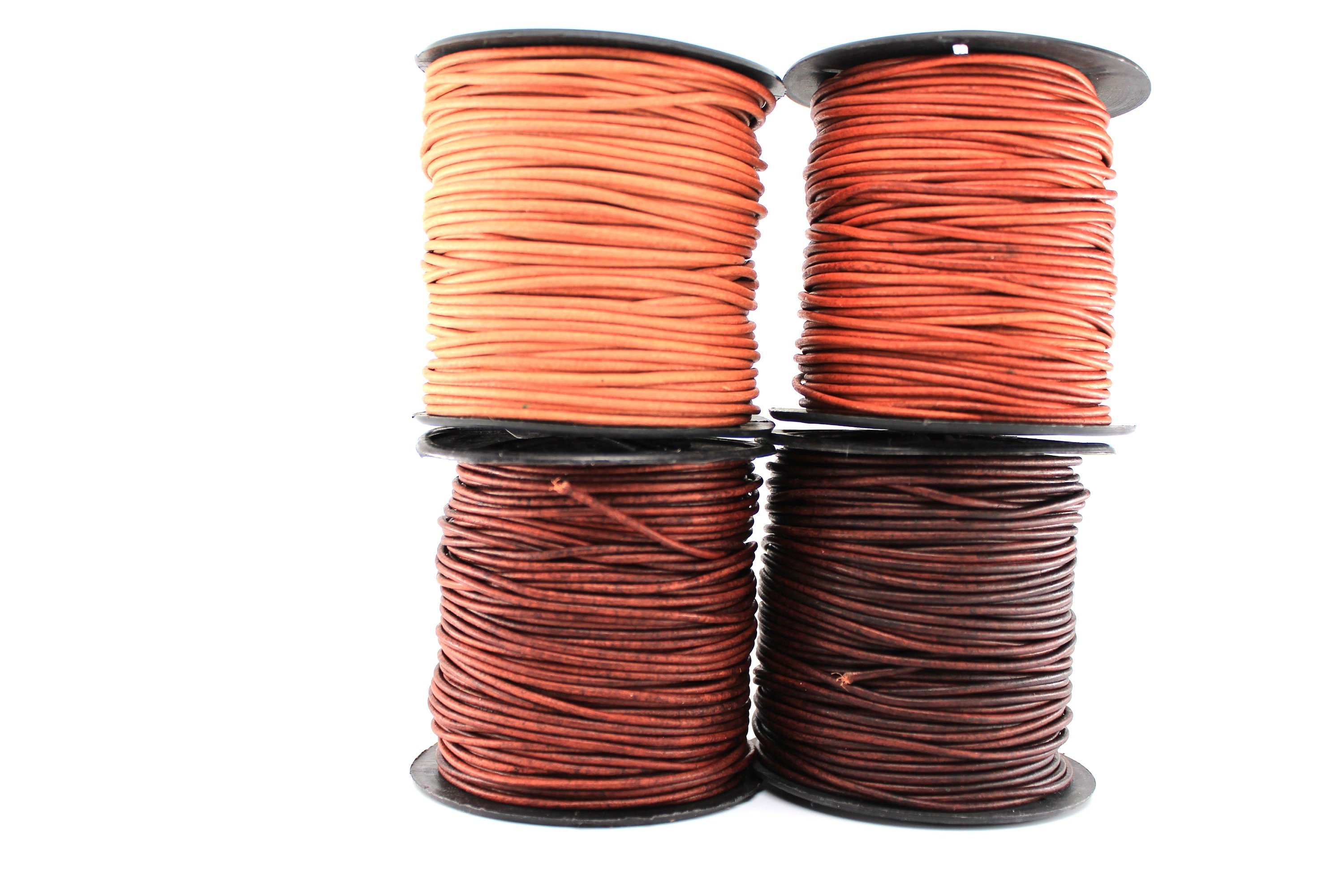 Leather string, square, 2.8 mm, various colours, 50 m