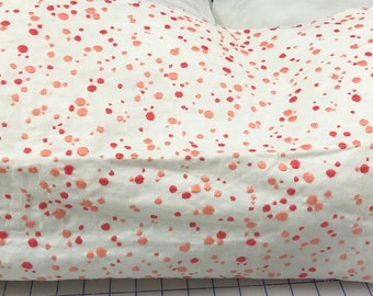 Skittles Embroidered in Punch/Coral or Blueberry Sky-This Listing is for One Pillow