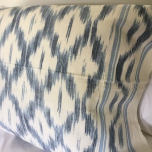 Santa Monika Ikat in Indigo by Schumacher 20x20”