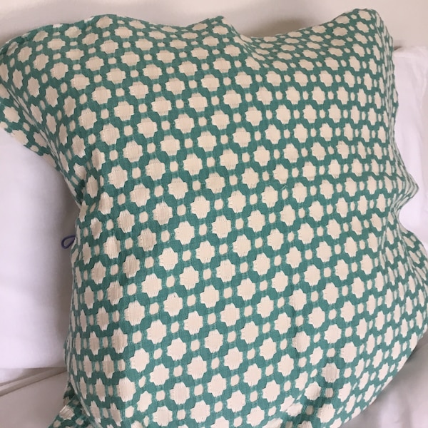 Celerie Kemble - Betwixt in Pool/Natural-This listing is for one Pillow.