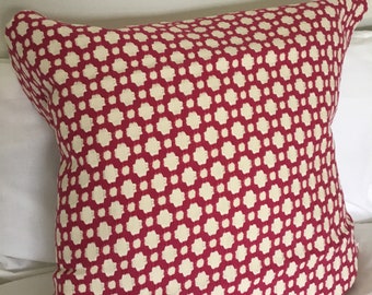 Celerie Kemble - Betwixt in Magenta/Natural/CHARTREUSE/spark -This listing is for one Pillow.