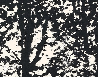 Woodland Print-Black -one pillow