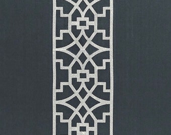 Don't Fret in Bleu Marine by Mary Mcdonald- This Listing ist for One Pillow
