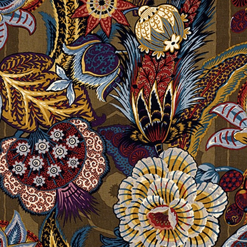 Zanzibar in Cerulean-One Pillow Cover