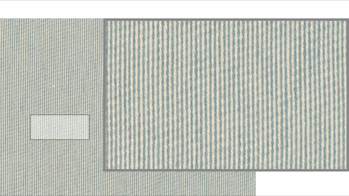 Stillwater Linen Stripe in Denim or Chanterelle One Pillow Etsy