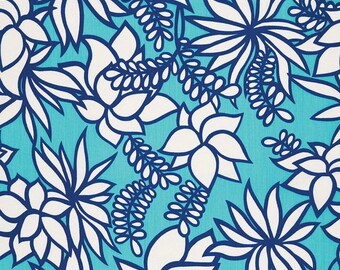 Kalaheo Print in Aqua- Trina Turk-Indoor/Outdoor-One Pillow