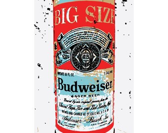 Budweiser 1994 World Cup Soccer Tin Sign USA United States 23.5x18