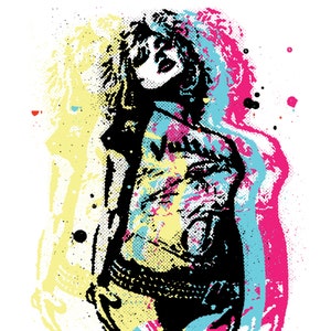 Plakat Blondie / Plakat Punk / Debbie Harry / Wydruk artystyczny / Plakat / Punk / Blondie / dziewczyna punkowa / lowbrow / PoP Art / Hardison L Collins III