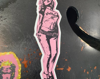 Blondie sticker / Debbie Harry /Punk sticker  / Punk / Blondie / punk girl / Punk Gift / lowbrow / PoP Art /Hardison L Collins III  #HLC3