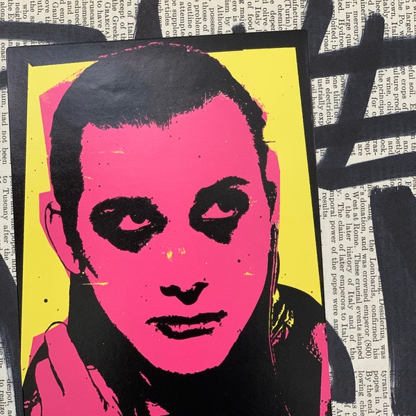 the Damned / Dave Vanian / sticker  /  / punk rock / / Hardison L Collins III  / lowbrow/  #HLC3