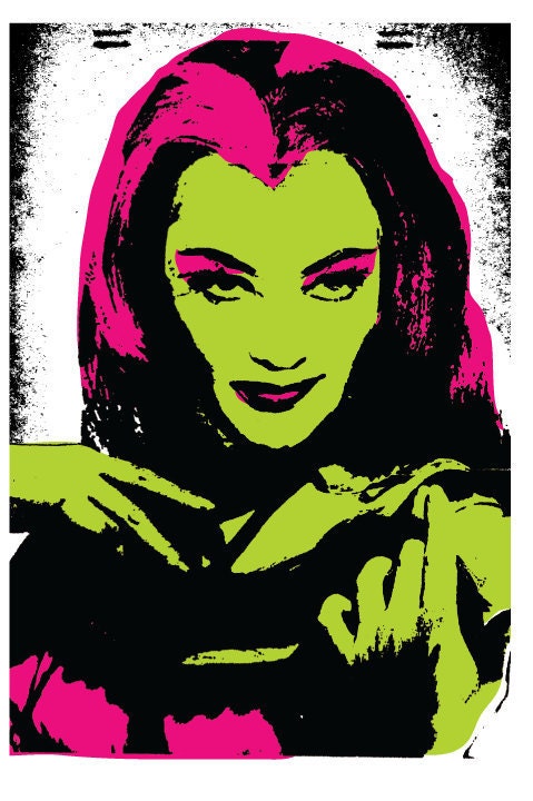 Lily Munster / Yvonne DeCarlo / Art Print / Poster / the | Etsy