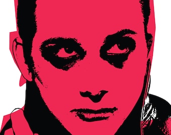 Dave Vanian Punk Art Print: the Damned, Goth Horror - Etsy