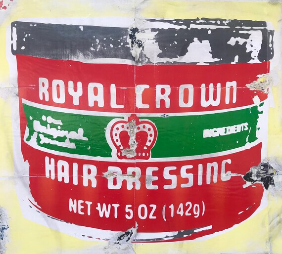 Royal Crown Hair Grease Greaser Rockabilly 50 S Etsy