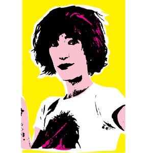 Patti Smith / Art Print /Poster / Punk gift / Punk Art/ women in punk / punk rock / punk girl / poet / girl rockers / hardison L Collins III