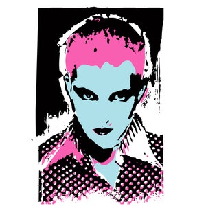 Jane Wiedlin / Go Gos  Poster / Punk Poster  / Art Print /Poster  / Punk Art / punk girl / punk rock /  #HLC3