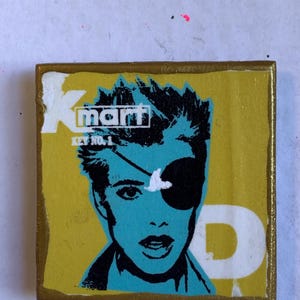 agyness deyn  Art Magnet:  Eye patch / Punk, Lowbrow (3x3in)