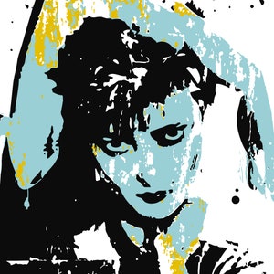 Siouxsie and the Banshees / poster /goth/ punk / post punk / Lowbrow / 18&quot;X36&quot; / pin up / sexy/ Hardison L. Collins III  #HLC3