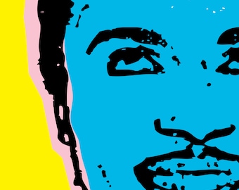 Little Richard Art Poster: Vintage Rock n Roll Music, 50s Pop Art