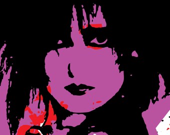 Siouxsie and the Banshees Poster  / Punk art / Gothic art /  Siouxsie and the Banshees / Punk Girl / lowbrow / punk gift  #HLC3